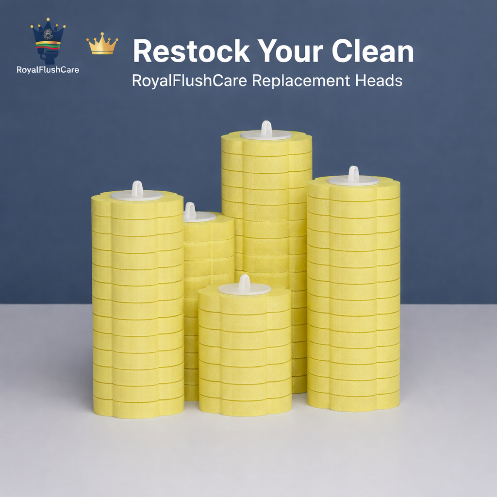 RoyalFlushCare Replacement Sponge Heads