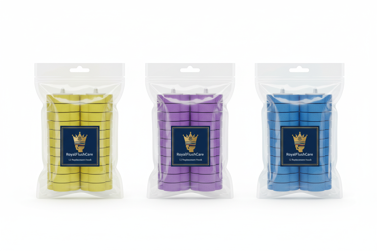 RoyalFlushCare Replacement Sponge Heads